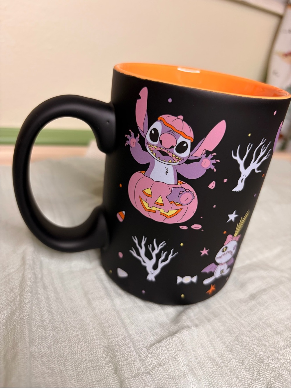 Disney Stitch & Angel Halloween Costumes Mug NWT